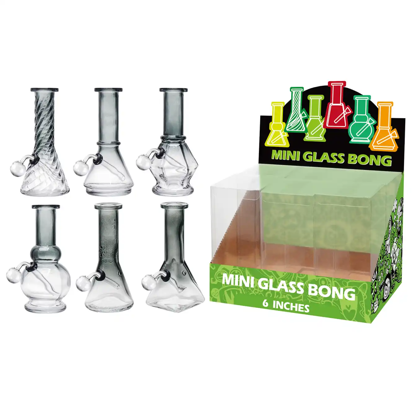 Gradient Grey Glass Oil Burner-M60205B - Image 1